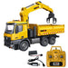 1:14 Scale 26CH Metal RC Crane Dump Truck – Remote Control Construction Toy for Kids - Monsta Online