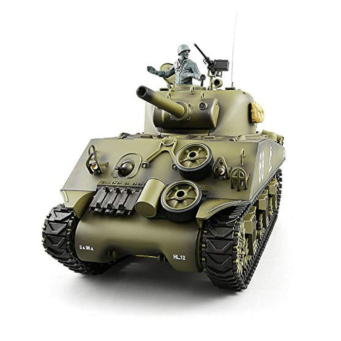 1/16 Scale Sherman RC Tank 2.4G RTR w/ Smoke, BB Pellet Gun & Infra Red Function - Monsta Online