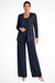 Miriam Sequin Lace Trouser Suit – Women's 3 - Piece Wide Leg Wedding Guest Suit - Monsta Online