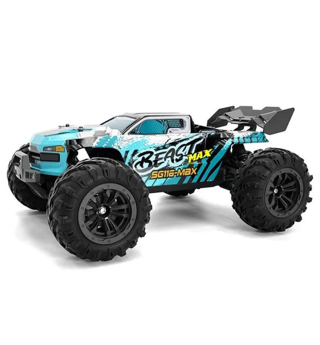 Beast 1:16 50MPH 4WD Brushless RC Truck with Triple Batteries - Monsta Online