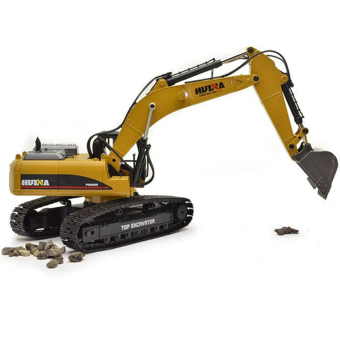 1:14 Scale RC Excavator with Metal Shovel & Dual Batteries – Realistic Construction Toy for Kids and Adults - Monsta Online