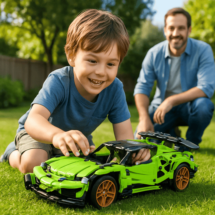 2 in 1 STEM Car/Robot Building Toy with 461 PCS Remote Control and Dual Batteries for Kids - Monsta Online