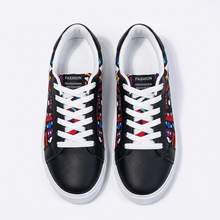 Women's Lightweight Casual Sneakers – Soft Sole, Skateboard Shoes for Comfortable Walking - Monsta Online