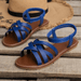Women's Orthopedic Spring Sandals – Cushioned Open Toe Adjustable Strap Sandals - Monsta Online