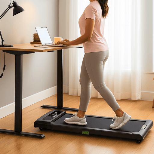300LBS Portable Walking Pad with Incline Quiet Under Desk Treadmill - Monsta Online