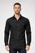 Aiden Denim Shirt – Men's Slim Fit Long Sleeve Button - Down Shirt - Monsta Online
