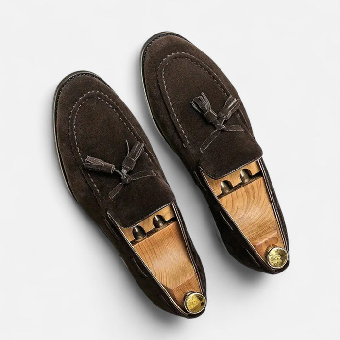 Men's Classic Tassel Loafers – Elegant Slip - On Dress Shoes for Smart Casual & Formal Wear - Monsta Online