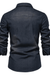 Aiden Denim Shirt – Men's Slim Fit Long Sleeve Button - Down Shirt - Monsta Online