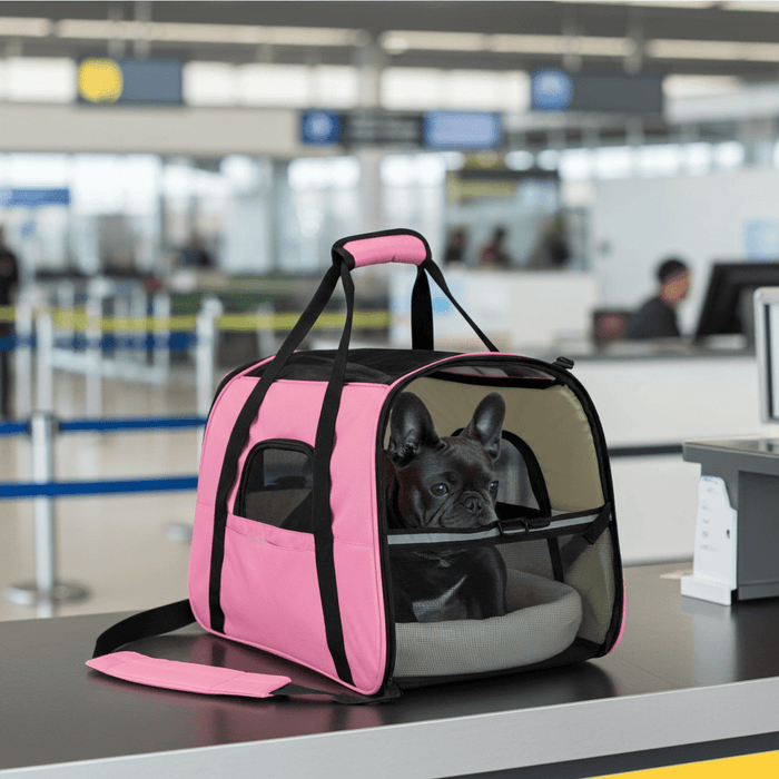 Cozy Portable Pet Carrier Airline Approved for Cats and Small Dogs - Monsta Online