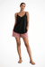 Nerina Linen Strap Top – Women's Spaghetti Strap Breathable Linen Top - Monsta Online