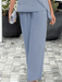 Beatrice Formal Two - Piece Set – Women's Elegant Overlay Top & Straight - Leg Trousers Set - Monsta Online