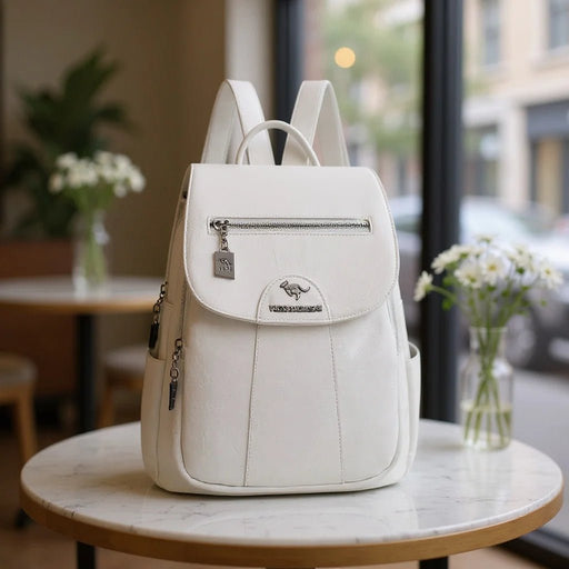 Women's Large Leather Backpack – Anti - Theft, Spacious & Stylish Travel & Everyday Bag - Monsta Online