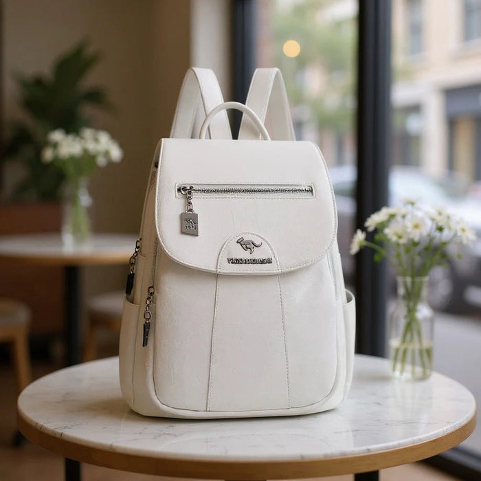 Women's Large Leather Backpack – Anti - Theft, Spacious & Stylish Travel & Everyday Bag - Monsta Online