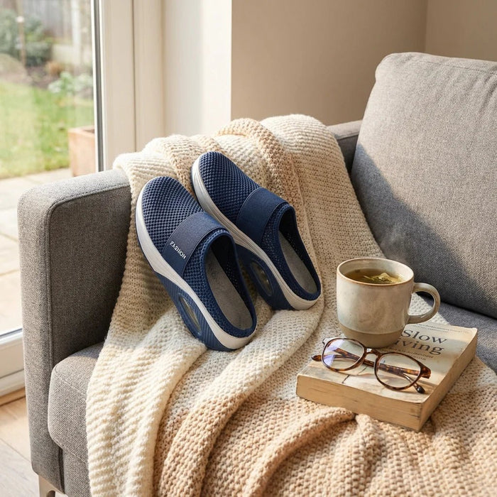 Women's Orthopedic Comfort Slippers – Ergonomic Footbed, Cushioned & Breathable - Monsta Online