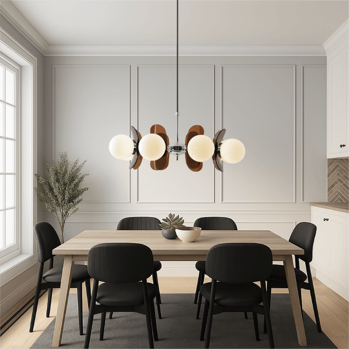 Bauhaus Chandelier – Mid - Century Modern Art Deco LED Ceiling Light - Monsta Online