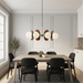 Bauhaus Chandelier – Mid - Century Modern Art Deco LED Ceiling Light - Monsta Online