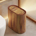 Marble Pattern Trash Can with Lid – Elegant Odor - Resistant Bin for Bathroom & Kitchen - Monsta Online