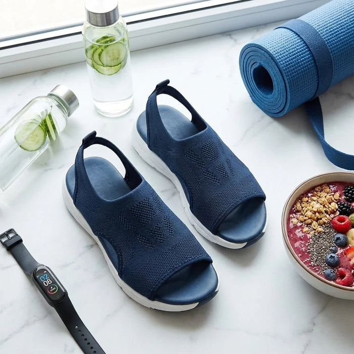 Women's Orthopedic Sport Sandals – Memory Foam, Arch Support & Breathable Mesh - Monsta Online