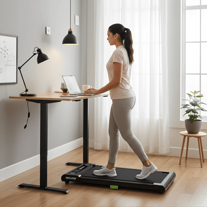 300LBS Portable Walking Pad with Incline Quiet Under Desk Treadmill - Monsta Online