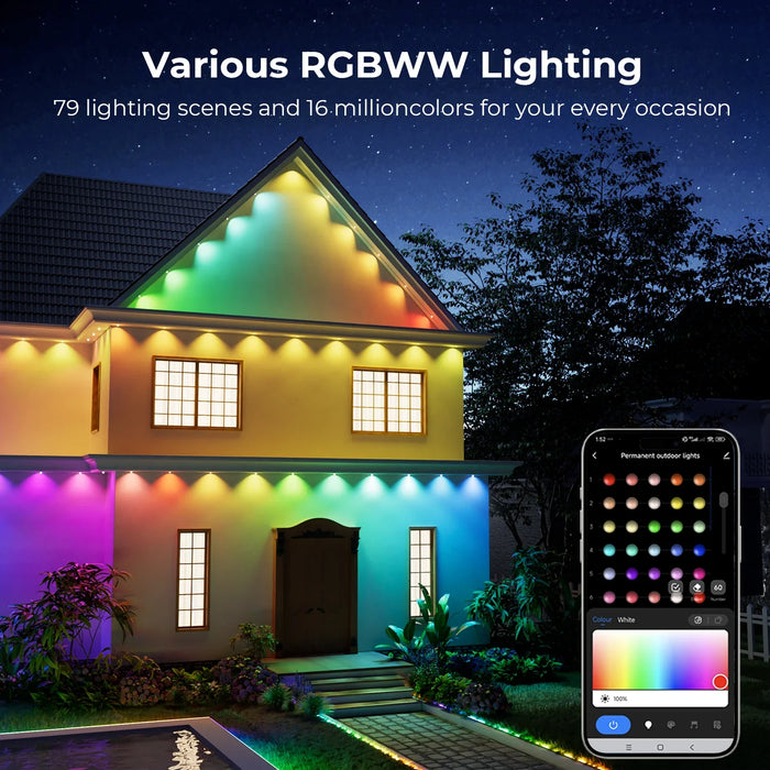 Pro Smart Permanent Outdoor Lighting for Elegant Spaces - Monsta Online