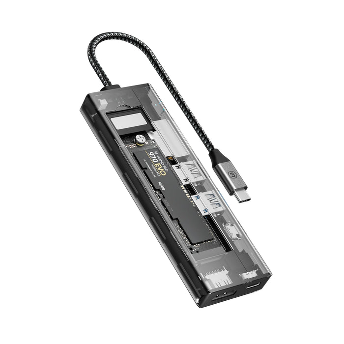 8 - in - 1 USB - C Docking Station for Laptops with Built - in SSD Storage 4K HDMI - Monsta Online