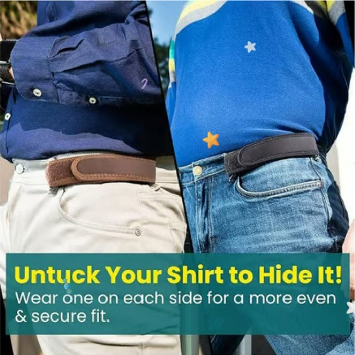 Buckleless Elastic Belt – Adjustable No Buckle Stretch Belt for Men & Women - Monsta Online