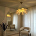 Vintage Fabric Pendant Light – Warm Cloth Shade Hanging Lamp - Monsta Online