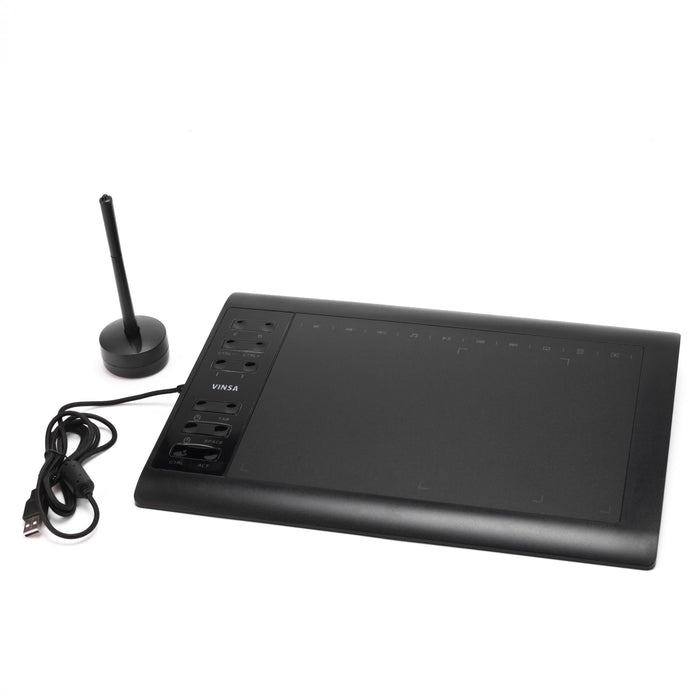 Professional Large 10x6 Inch Digital Drawing Tablet with 8192 Levels & Stylus Pen - Monsta Online