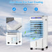 3 - IN - 1 Portable Evaporative Air Cooler with Multi - Speed Fan and Moisture Control - Monsta Online