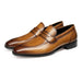 Rowan Penny Loafers – Men's Classic Leather & Suede Slip - On Dress Shoes - Monsta Online