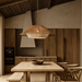 Bamboo Woven Pendant Light – Eco - Friendly Handwoven Hanging Lamp - Monsta Online