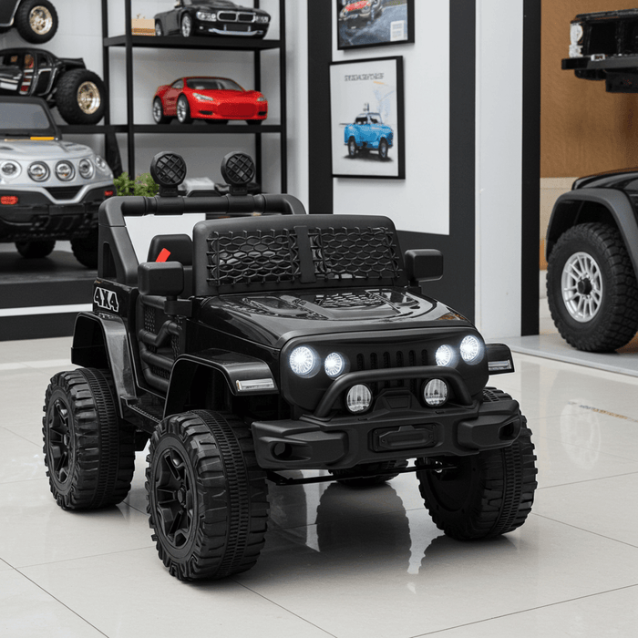 12V Electric 4x4 Kids Ride - On Jeep Truck with Remote Control and LED Headlights - Monsta Online