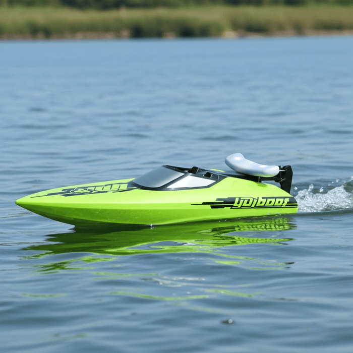 Brushless 25MPH High - Speed RC Racing Boat With LED Light - Monsta Online
