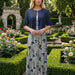 Women's Two - Piece Floral Dress Set – Crop Top & Round Neck Dress for Every Occasion - Monsta Online