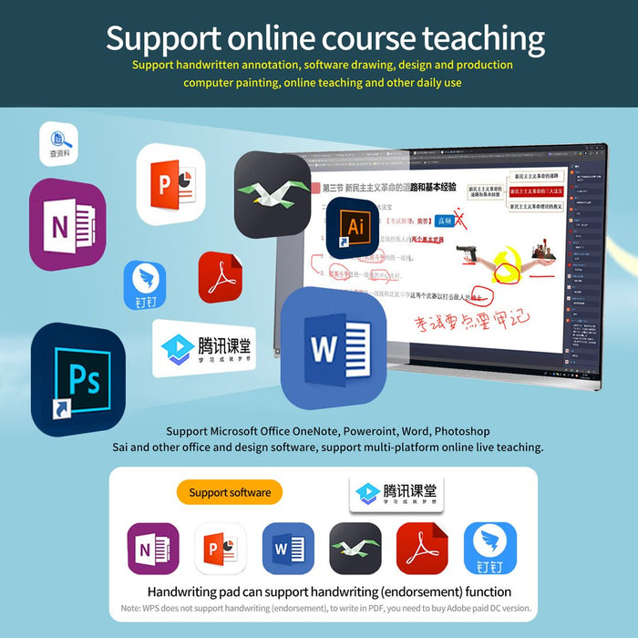 Professional Large 10x6 Inch Digital Drawing Tablet with 8192 Levels & Stylus Pen - Monsta Online