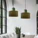 Bauhaus Colored Glass Pendant Light – Modern Hanging Lamp for Kitchen & Dining Room - Monsta Online