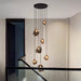 Nordic Staircase Chandelier – Dimmable LED Pendant Light for Grand Foyers & Villa Interiors - Monsta Online