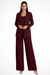 Miriam Sequin Lace Trouser Suit – Women's 3 - Piece Wide Leg Wedding Guest Suit - Monsta Online