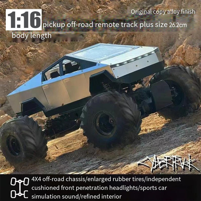 CYBER 1:16 RC Crawler Truck - Futuristic Off - Road Cyberpickup for Kids - Monsta Online