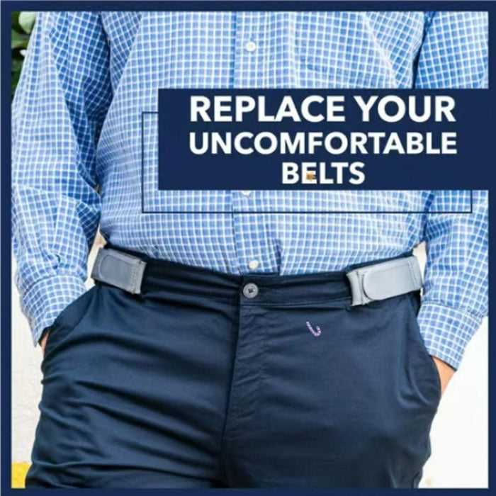 Buckleless Elastic Belt – Adjustable No Buckle Stretch Belt for Men & Women - Monsta Online