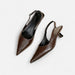 Women's Pointed - Toe Kitten Heel Sandals – Elegant Low Heel Shoes for Day to Night - Monsta Online
