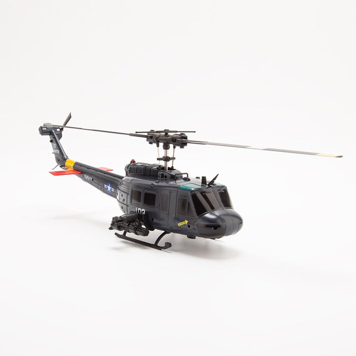 Premium 1:48 Scale Huey Military RC Helicopter with 6CH 2.4G Flybarless Remote Control Helicopter Model for Teens and Adults With Dual Batteries - Monsta Online