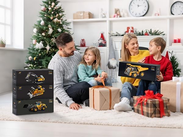 Ultimate 4 - in - 1 Metal RC Construction Fleet - Excavator, Truck, Dozer & Loader - 2.4GHz Remote Control Toy for Kids - Monsta Online