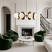 Bauhaus Chandelier – Mid - Century Modern Art Deco LED Ceiling Light - Monsta Online
