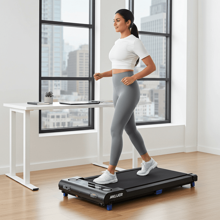 300LBS Portable Walking Pad with Incline Quiet Under Desk Treadmill - Monsta Online
