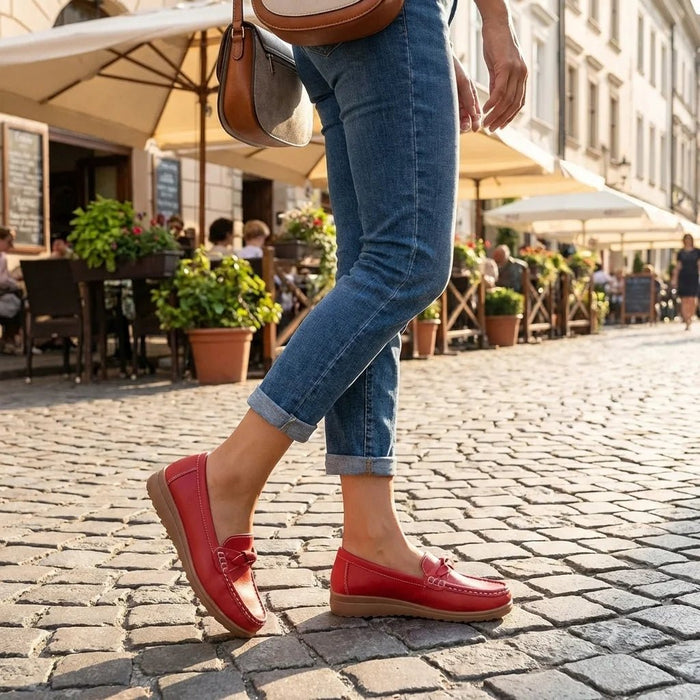 Women's Slip - On Walking Loafers – Wide Toe Box, Arch Support & Non - Slip Sole - Monsta Online
