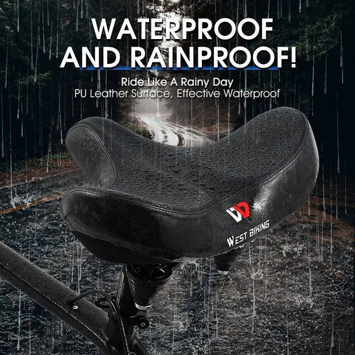 Extra Wide Memory Foam Bike Seat – Ergonomic, Pain - Free Comfort - Monsta Online