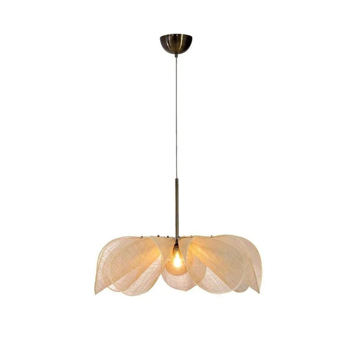 Vintage Fabric Pendant Light – Warm Cloth Shade Hanging Lamp - Monsta Online