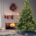 5FT Pre - Lit Artificial Christmas Tree — 1528 PE/PVC Tips, 300 UL Lights, Foldable Base - Monsta Online