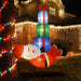 5FT Prelit Inflatable Santa Claus Hanging Under 3 Gift Boxes with LED Lights - Outdoor Christmas Decoration - Monsta Online